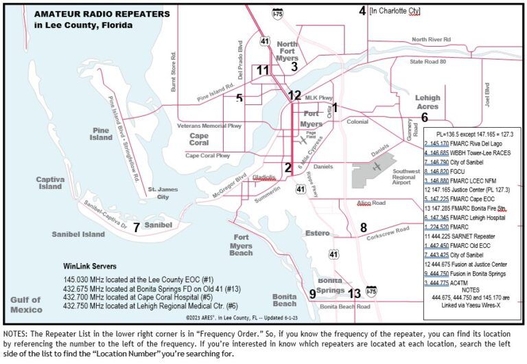 Repeater Maps | FMARC